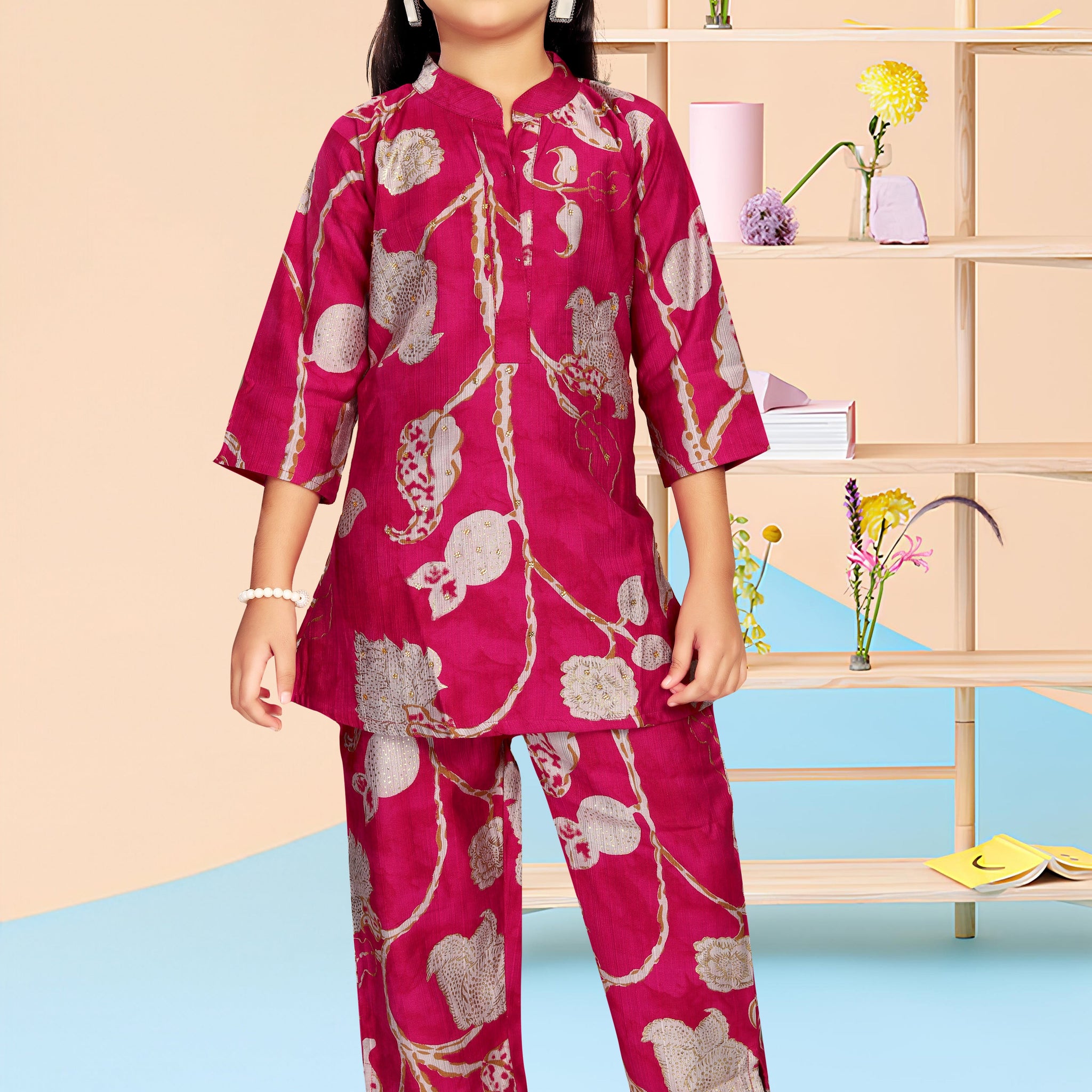 Girl wearing a co-ord set