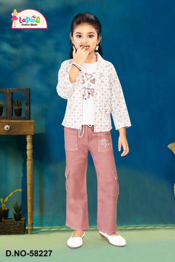 Stylish Jacket Pant Set for Girls