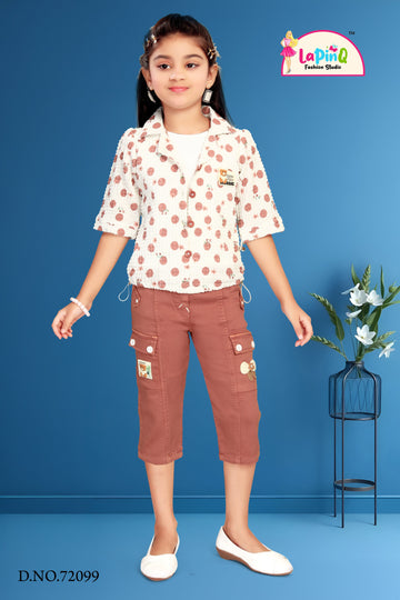 Girls Casual Capri and Top Set